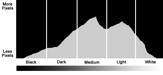 Photography Histogram Example