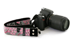 Capturing Couture Camera Strap - Hibiscus Moo